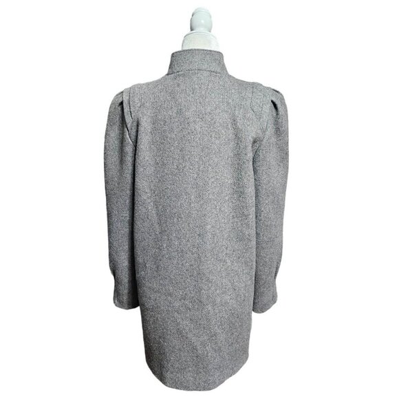 Vintage New York Girl gray feels like wool pea coat jacket size 11 - Picture 5 of 15